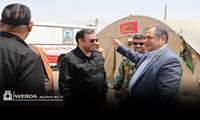 بازدید رئیس دانشگاه علوم پزشکی اهواز از مراکز درمانی مستقر در مرز